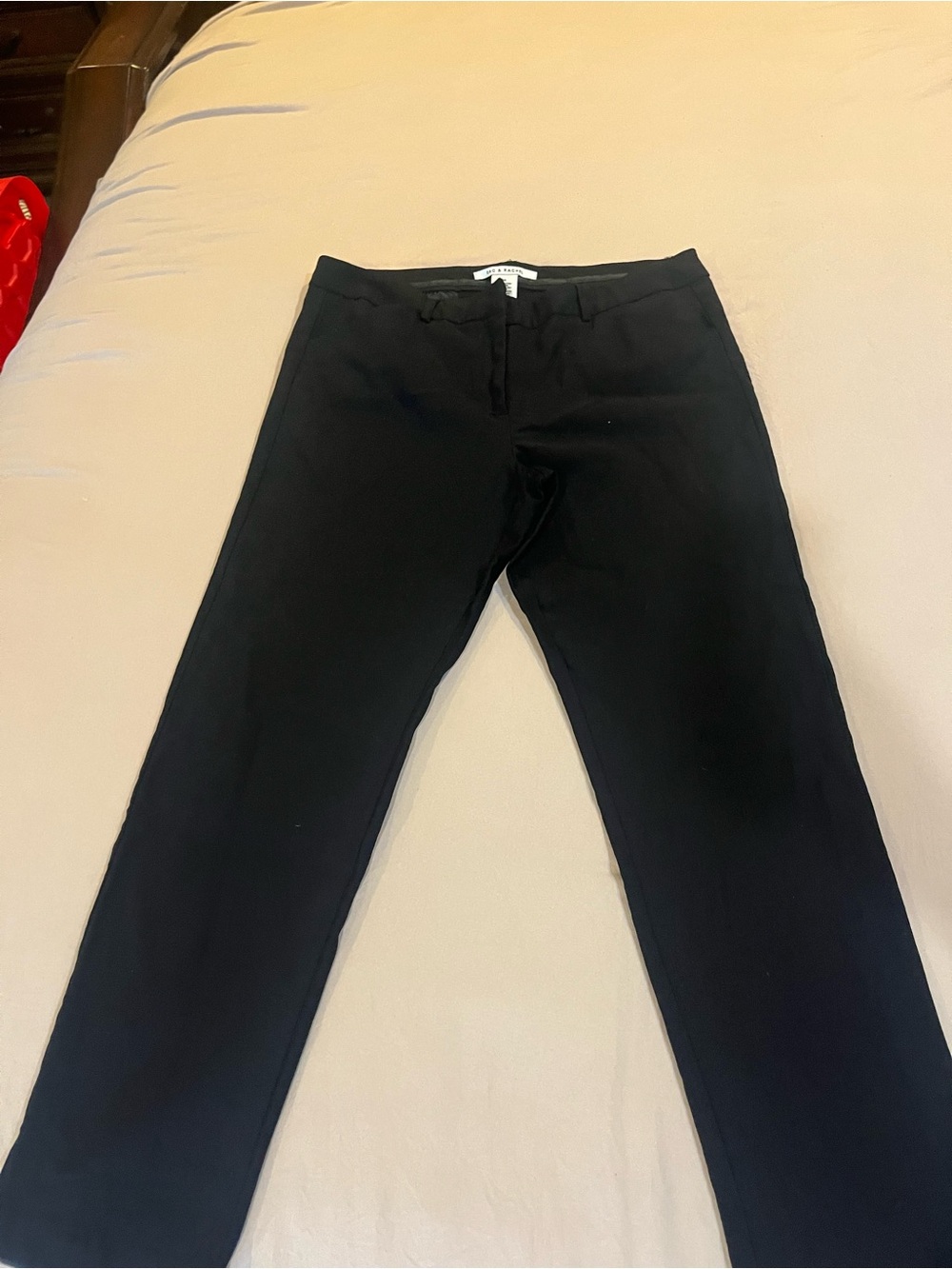 Zac & Rachel Black Women's Straight-Leg Dress Pants